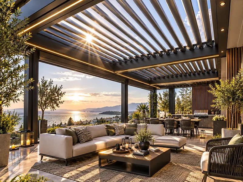 Tuzla - Bioklimatik Pergola ve Işıklandırma